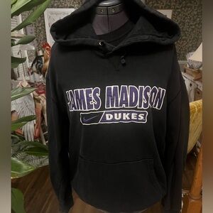 James Madison Dukes Black Hoodie by Nike size L
